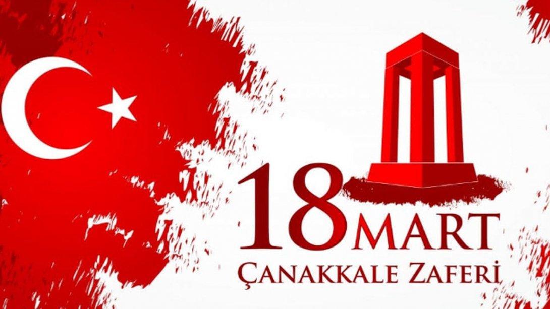 Müdürümüz Sn. Nesrin Kakırman'ın 18 Mart Çanakkale Zaferi ve Şehitleri Anma Günü Mesajı..
