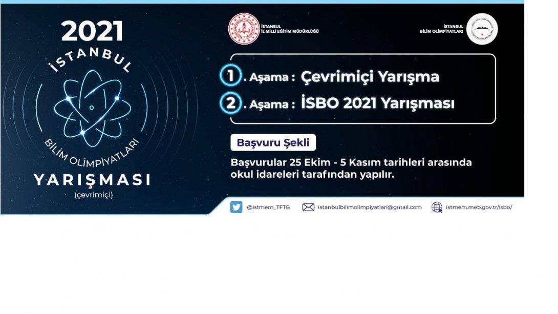 İSBO İstanbul Bilim Olimpiyatları 2021 Yarışması Başlıyor