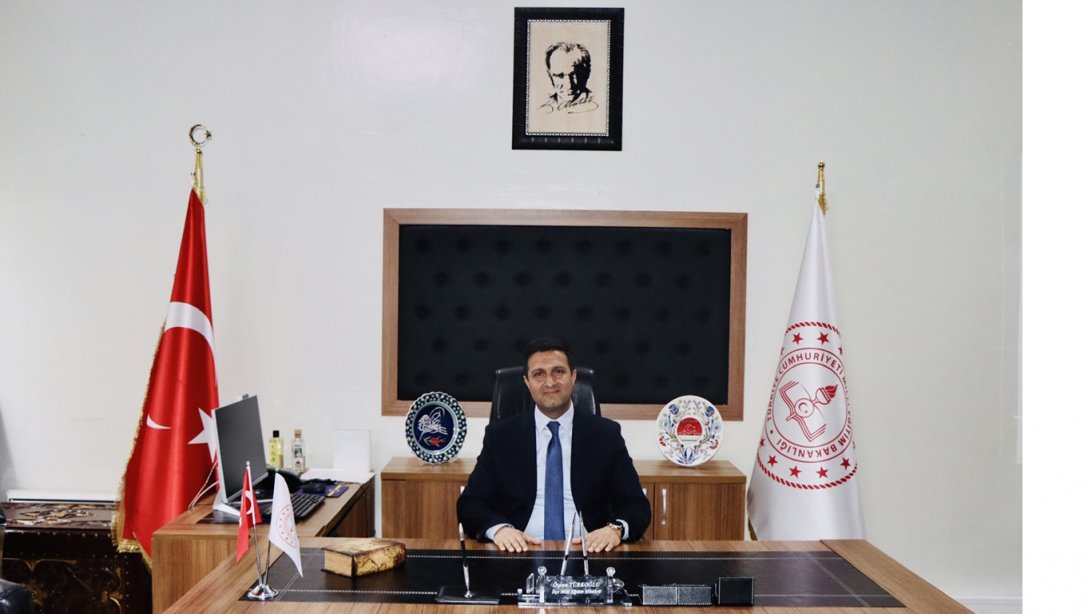 Müdürümüz Özcan Türkoğlu 2023 - 2024 Eğitim Öğretim Yılı açılışı vesilesiyle bir mesaj yayınladı.