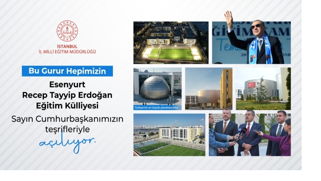 TÜRKİYE'NİN EN BÜYÜK LİSE EĞİTİM YERLEŞKESİ YARIN AÇILIYOR